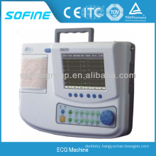 Three Channel Electrocardiograph ECG Machine